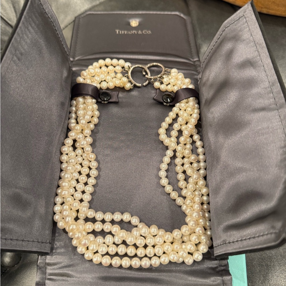 Tiffany & Co. Paloma Picasso Pearl Torsade 5 Strands Necklace